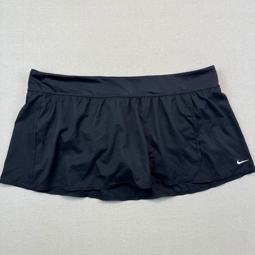 Nike 3X Skort Women Black Athletic Tennis Golf Running Skirt